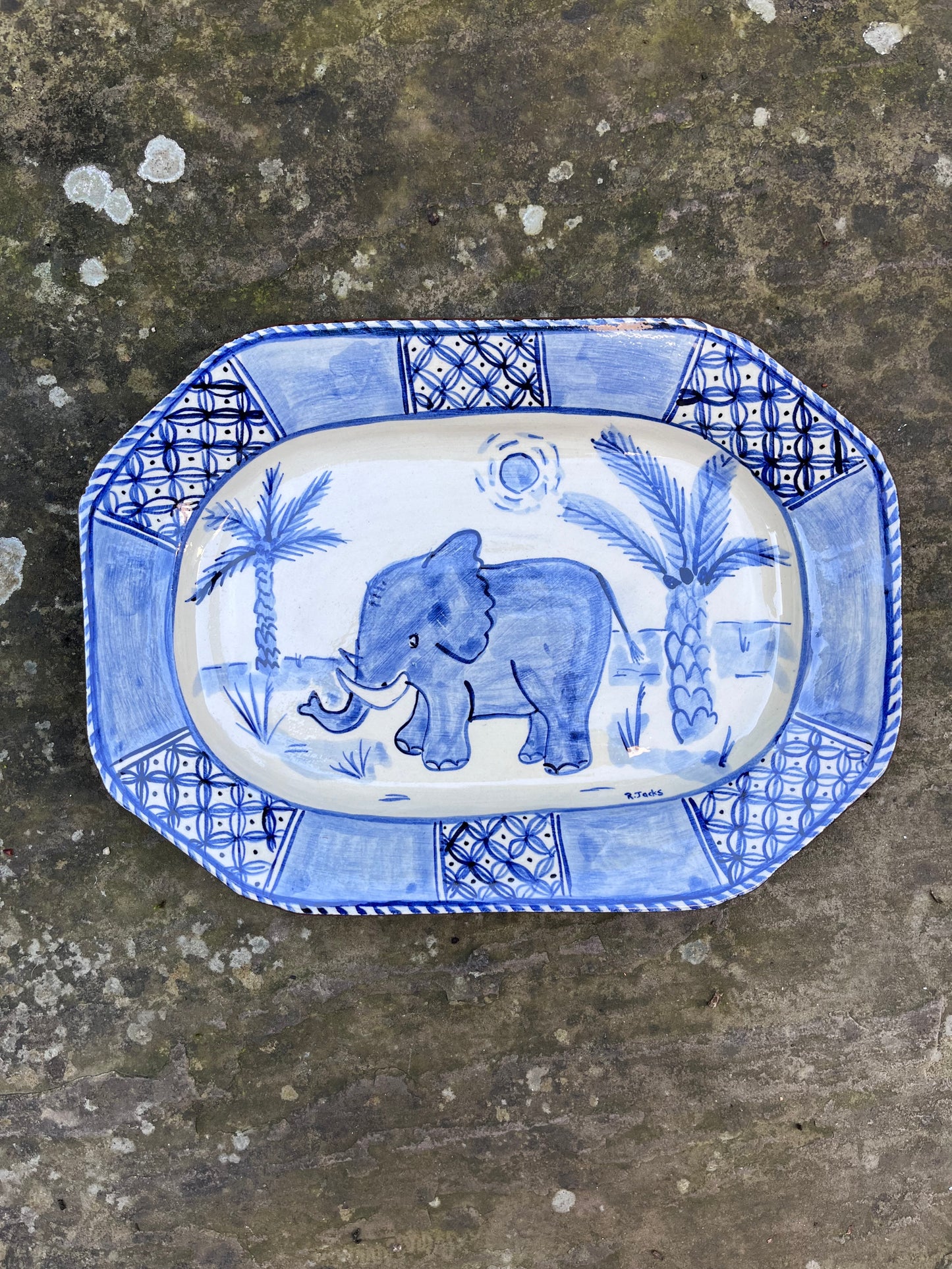 Elephant platter.