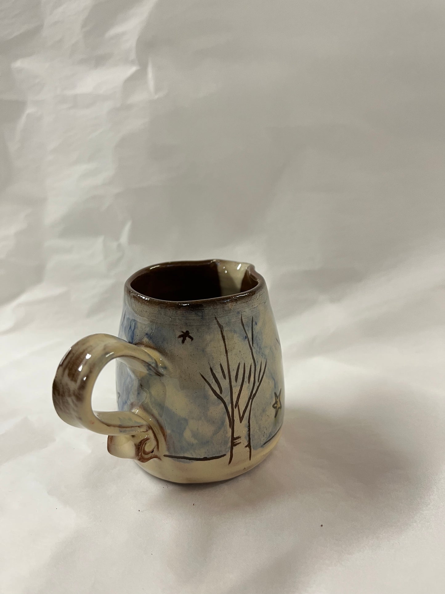 Winter trees stag jug